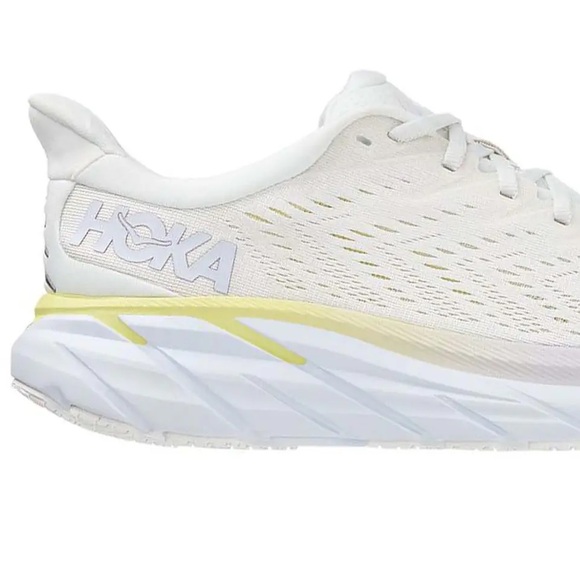 Hoka One One Clifton 8 | BLANC DE BLANC/BRIGHT WHITE - Picture 1 of 7